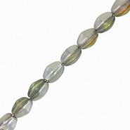 Czech Pinch beads kralen 5x3mm Crystal volcano 00030/29942